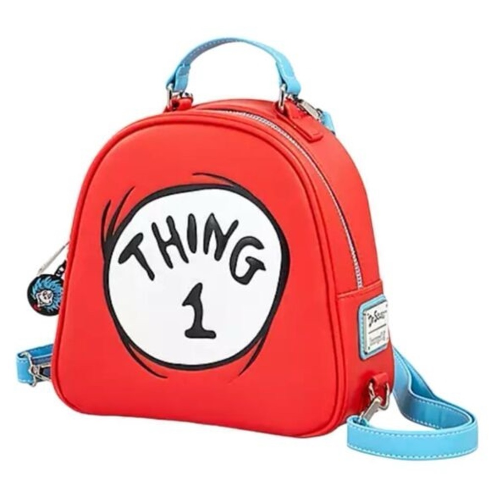 Dr. Seuss Red and Blue Thing 1 Kids Bag